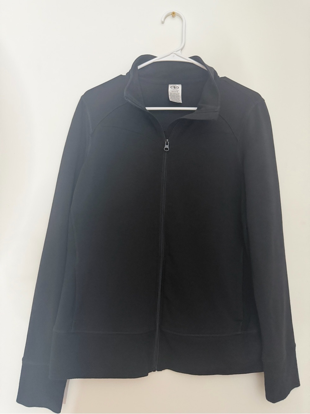 Athletic Works Black Full-Zip Lightweight Jacket
